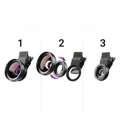 Obiektyw Makro & Wide 2w1